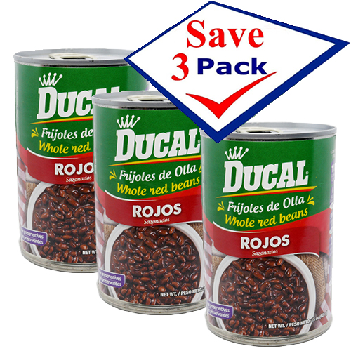 Ducal Whole Red Beans 15 oz Pack of 3